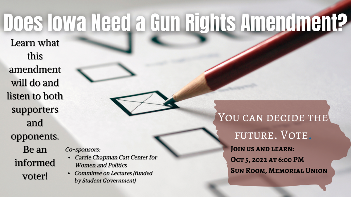 Does Iowa Need A Gun Rights Amendment Lecture Series Iowa State University 8848